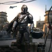 Star Wars The Mandalorian statuette 1/10 Art Scale Din Djarin and Din Grogu 21 cm | IRON STUDIOS