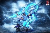 One Piece Gear 5 Luffy Statue Résine Lumineuse & Sonore | Anikingdom X Jimei Palace