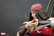 XM Studios Elektra 1/4 Statue 63cm Marvel Daredevil Premium Collectibles Elektra Natchios Sai Katanas Assassin Cold Cast Porcelain ES700