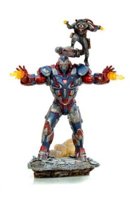 Iron Patriot & Rocket 28 cm Avengers : Endgame statuette BDS Art Scale 1/10 | iron Studios