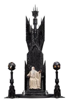 Le Seigneur des Anneaux statuette 1/6 Saruman the White on Throne 110 cm | WETA