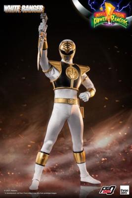 Mighty Morphin Power Rangers figurine FigZero 1/6 White Ranger 30 cm | THREEZERO