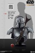 Star Wars The Mandalorian buste 1/1 The Mandalorian - Din Djarin 86 cm | Sideshow