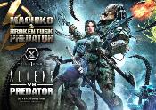 Aliens vs Predator Comic UPM Machiko & Broken Tusk Predator Statue 1/4 79cm Prime 1 Studio