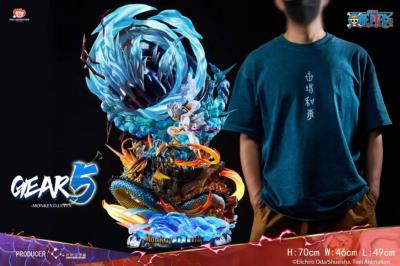 One Piece Statue 1/6 Gear 5 Nika Luffy LED 70cm Light Year Studio