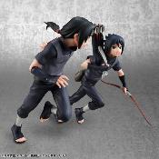 Naruto Shippuden Pack 2 Figurines G.E.M. Series Itachi Uchiha & Sasuke (Repeat) | Megahouse
