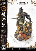 Ghost of Tsushima Jin Sakai The Ghost Ghost Armor Deluxe Bonus Version Statue 1/4 58cm Prime 1 Studio Edition Limitée 800ex