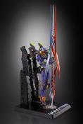 Neon Genesis Evangelion figurine Diecast Metal Build Eva Test Type-01 30th with the Spear of Gaius 22 cm | BANDAI