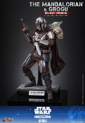 Star Wars: The Mandalorian & Grogu Movie Masterpiece figurine 1/6 The Mandalorian and Grogu (Deluxe Version) 31 cm I Hot Toys 