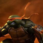 Tortues Ninja statuette Michelangelo Unleashed Art Scale 1/10 24 cm | Iron Studios