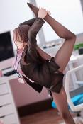 Original Character statuette PVC 1/6 OL-chan Who Doesn't Want to Go to Work Pink Ver. 26 cm