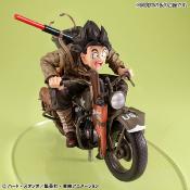Dragonball Z 05 Desktop Real McCoy diorama PVC Son Goku & Bike 18 cm | MEGAHOUSE