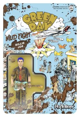 Green Day - ReAction Billie Joe Armstrong 10 cm (Mud Fight), Super7