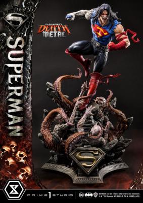 Dark Nights: Death Metal statuette 1/3 Death Metal Superman 94 cm | PRIME 1 STUDIO 