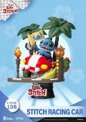 Lilo et Stitch diorama PVC D-Stage Stitch Racing Car Closed Box Version 15 cm | Beast Kingdom