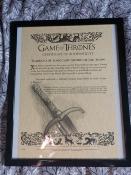 Longclaw Sword of Jon Snow GOT Game Of Thrones | Valyrian Steel