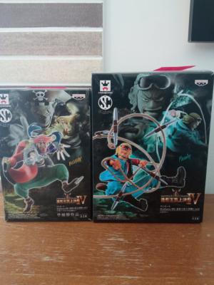 Lot de 2 Figurines One Piece Buggy et Pauly| Banpresto