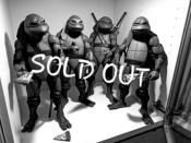 LOT DE 4 TEENAGES MUTANT NINJA TURTLES 1/4 SCALE 42cm | NECA