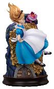 Disney Alice au Pays des Merveilles & Chat du Cheshire Master Craft 40cm Statue Beast Kingdom Cadre Doré
