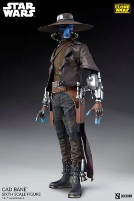 Star Wars The Clone Wars Cad Bane Figurine 1/6 32cm Sideshow Articulée Duros Chasseur de Primes