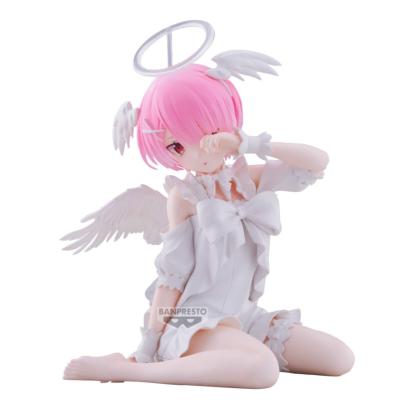 Re:Zero figurine Relax Time Ram Sweet Angel Ver. 13 cm | BANPRESTO