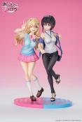 OshiRabu: Waifus Over Husbandos pack 2 statuettes 1/7 Ren Furutachi & Akuru Hayahoshi 23 cm | APEX