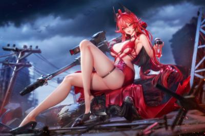 Goddess of Victory: Nikke statuette PVC 1/4 Red Hood Nonsense Red Deluxe Edtition 28 cm | HOBBY SAKURA