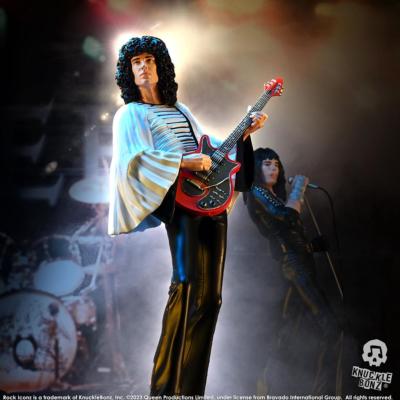 Queen statuette Rock Iconz Brian May II (Sheer Heart Attack Era) 23 cm | KNUCKLEBONZ