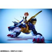 Digimon Adventure G.E.M. Precious Series statuette PVC Metal Garurumon & Ishida Yamato 30 cm | MEGAHOUSE