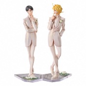 Doukyusei pack 2 statuettes PVC 1/7 Hikaru Kusakabe & Licht Sajo: Wedding Ver. 24 cm I Orange Rouge