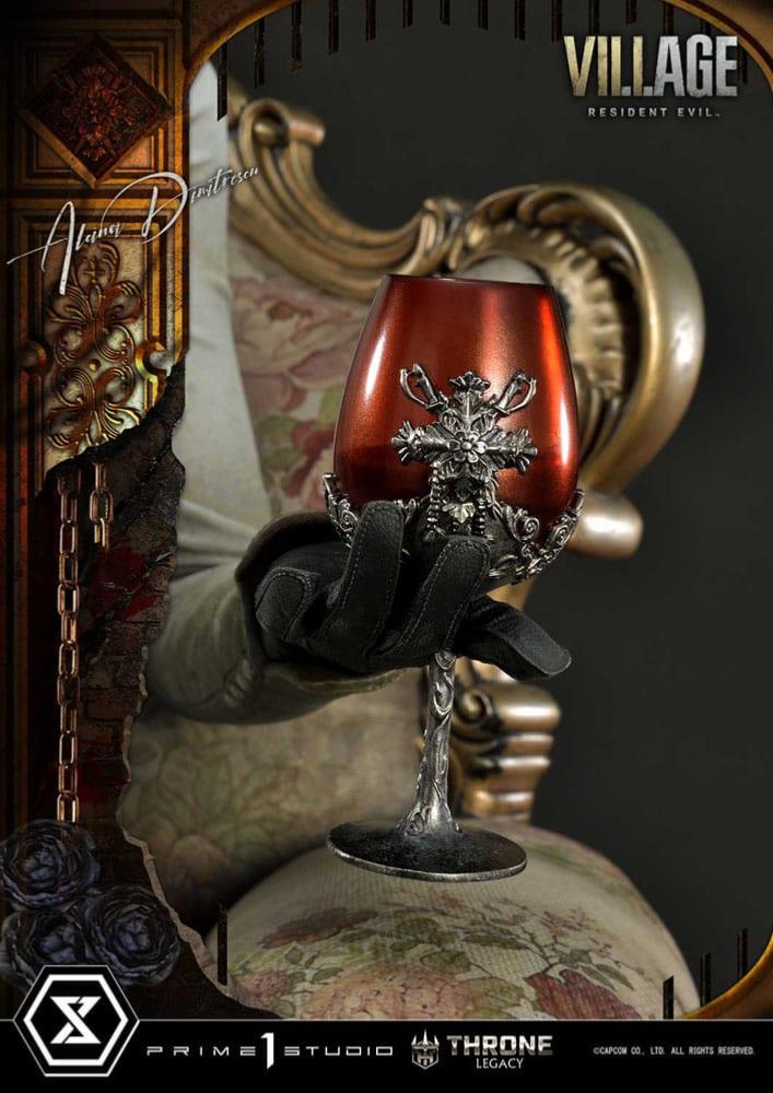 Resident Evil Village statuette 1/4 Throne Legacy Collection Alcina Dimitrescu Deluxe Version 66 cm