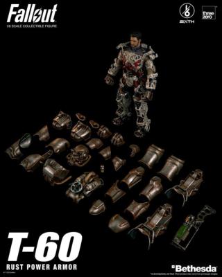 Fallout figurine 1/6 T-60 Rust Power Armor | threezero