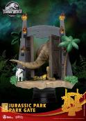 Jurassic Park diorama PVC D-Stage Park Gate 15 cm |Beast Kingdom