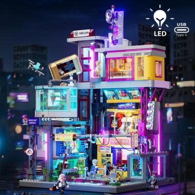 Lumibricks Cyberpunk Neoncity Game Stack Set Construction LED 2580 pcs 43cm