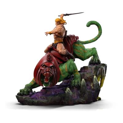 Masters of the Universe statuette 1/10 Deluxe Art Scale He-man and Battle Cat 31 cm | IRON STUDIOS