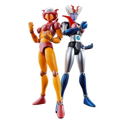 Mazinger Z figurines Diecast Soul of Chogokin GX-08R Aphrodai A vs GX-09R Minerva X 16 cm | TAMASHI NATIONS