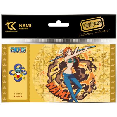 Nami Golden Ticket One Piece Collection 1 | Cartoon Kingdom