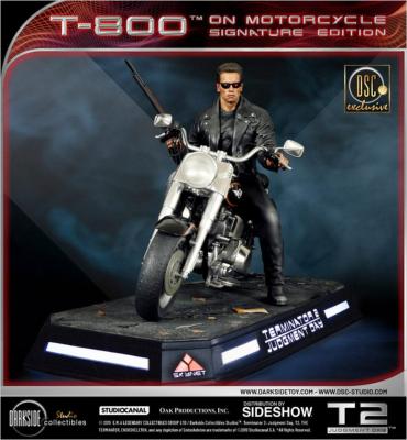 Terminator 2 : Le Jugement dernier statuette 1/4 T-800 on Motorcycle Signature Edition Sideshow Exclusive 50 cm | DARKSIDE COLLECTIBLE STUDIO