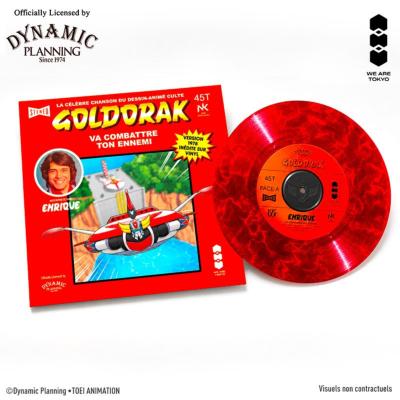 Goldorak Mes Annees Goldorak Enrique Vinyle 45T Va combattre ton ennemi - Edition rouge | WE ARE TOKYO