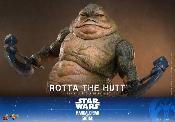 Star Wars: The Mandalorian & Grogu - Hot Toys Rotta The Hutt MMS Movie Masterpiece Figurine 1/6e 31,5 cm