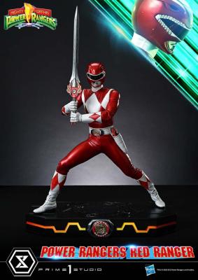 Prime 1 Studio Premium Masterline Mighty Morphin Power Rangers Red Ranger Statuette 1/4 62cm