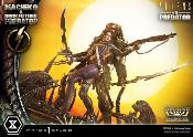 Aliens vs Predator Comic UPM Machiko & Broken Tusk Predator Deluxe Version Statue 1/4 84cm Prime 1 Studio