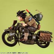 Dragonball Z 05 Desktop Real McCoy diorama PVC Son Goku & Bike 18 cm | MEGAHOUSE