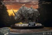 Elasmotherium statuette Rhino (Black) 28 cm | STAR ACE 