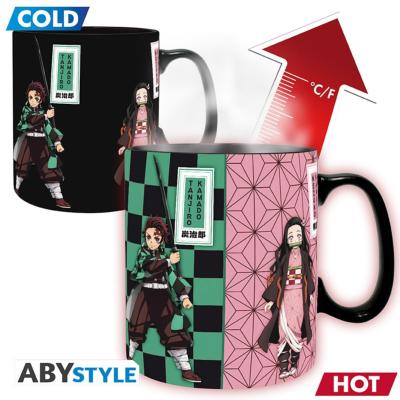 DEMON SLAYER Mug thermo-réactif Pourfendeurs Grand Contenant