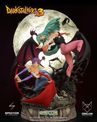 Morrigan & Lilith 47 cm 1/6 Darkstalkers 3 Diorama | Dream Figures