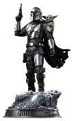 Star Wars statuette The Mandalorian and Grogu Art Scale 1/10 25 cm | Iron Studios