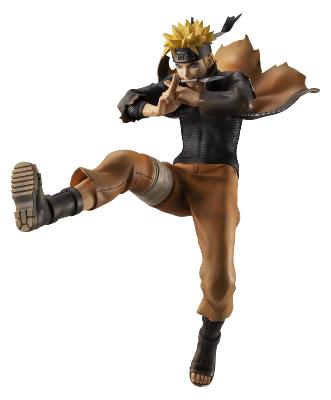 Naruto Shippuden Naruto Uzumaki Great Ninja War 26cm Figurine PVC GEM Series Repeat Megahouse Mode Sage Kyubi Manga Anime
