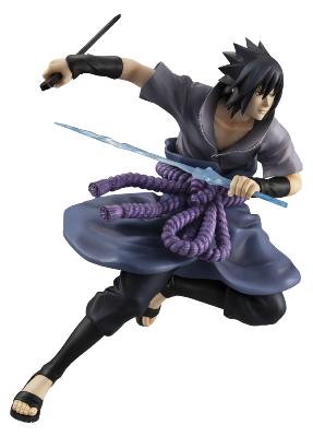 Naruto Shippuden Sasuke Uchiha Great Ninja War 23cm Figurine PVC GEM Series Repeat Megahouse Sharingan Rinnegan Manga Anime