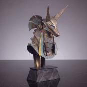 Stargate Desktop Replica casque Jackal Guard d'Anubis 15 cm